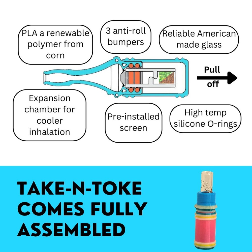 Take-N-Toke ($500 Value) 60 Pack Comes Fully Assembled.