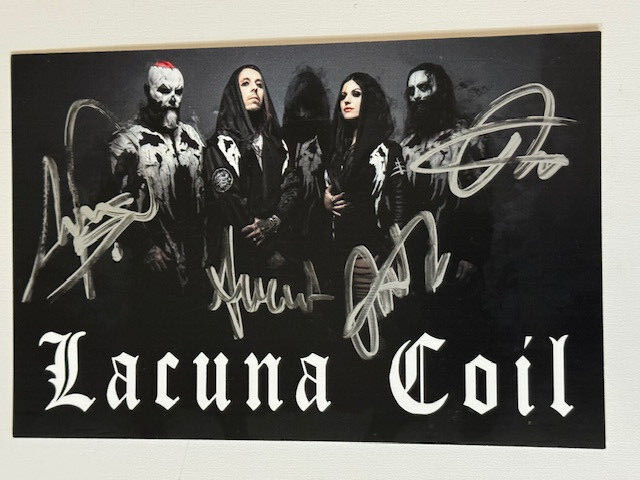 Lacuna Coil - Black Anima Autographed Signed CD