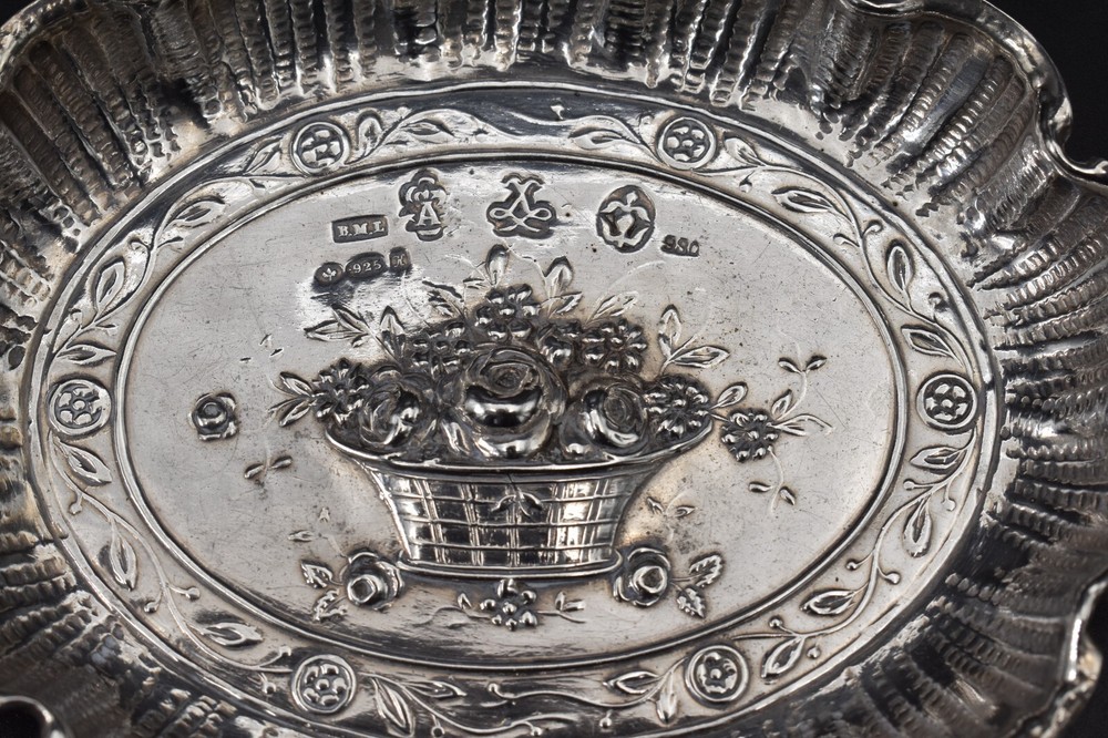 Edward VII Sterling Silver Pin Dish Dutch Import 1910