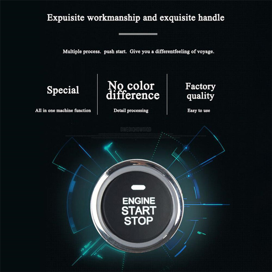 Remote PKE Car Keyless Entry Engine Start Alarm System Push Button Starter Stop