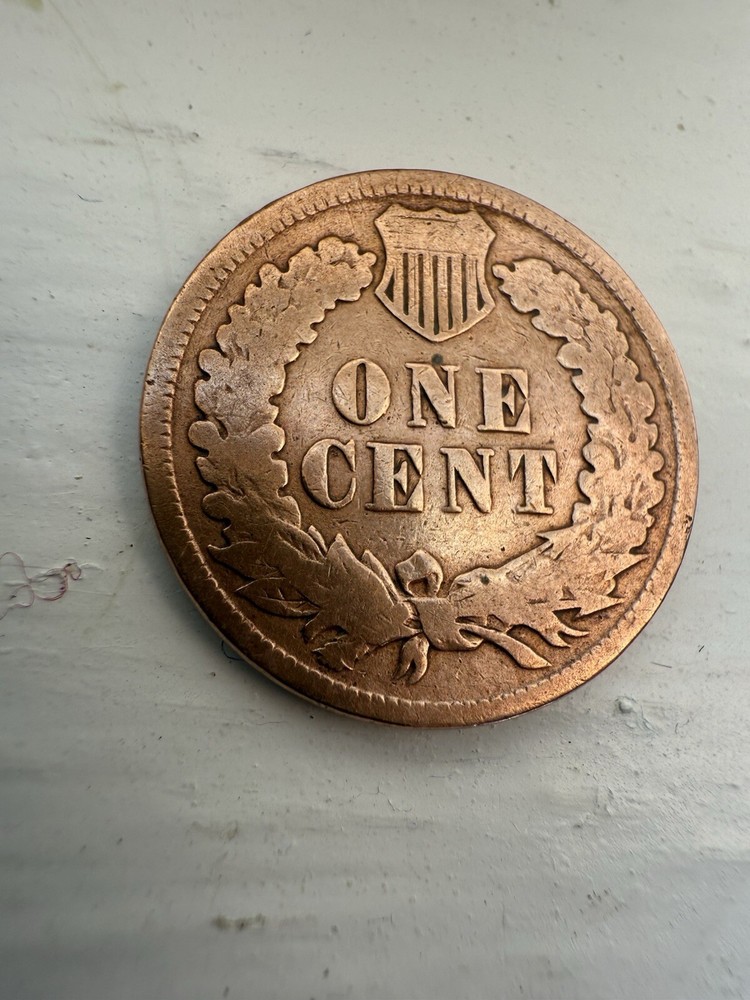1893 FINE Indian Head Cent Penny Cleaned