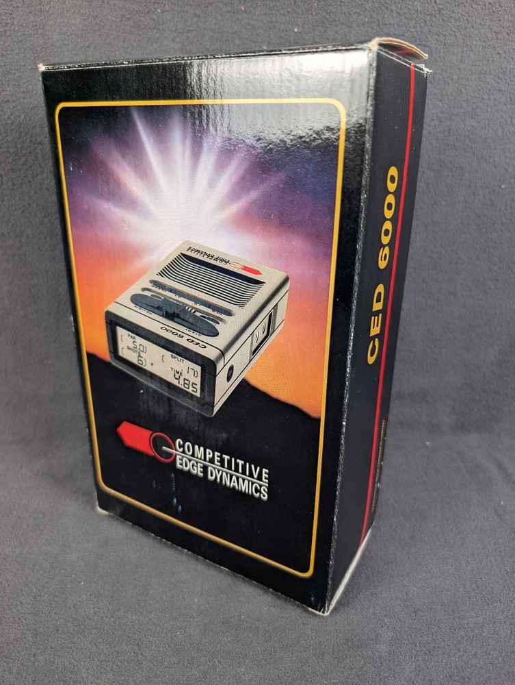 Competitive Edge Dynamics CED 6000 Shot Timer W/Original Box,Case, Manual TESTED