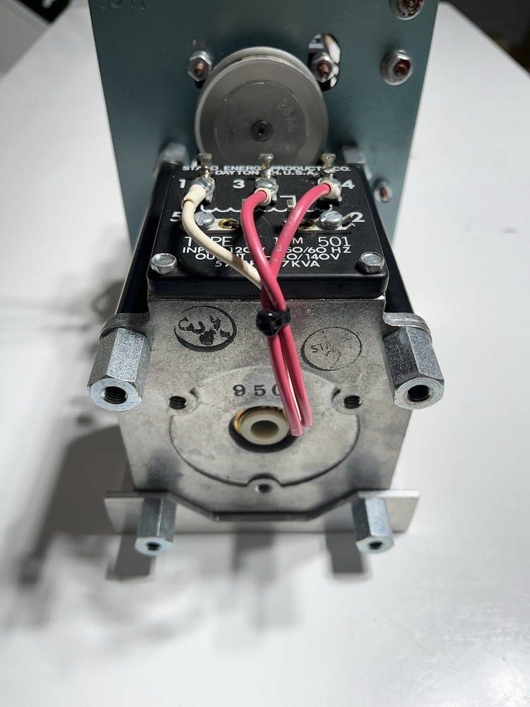 Staco industrial variable motorized transformer model 15M 501