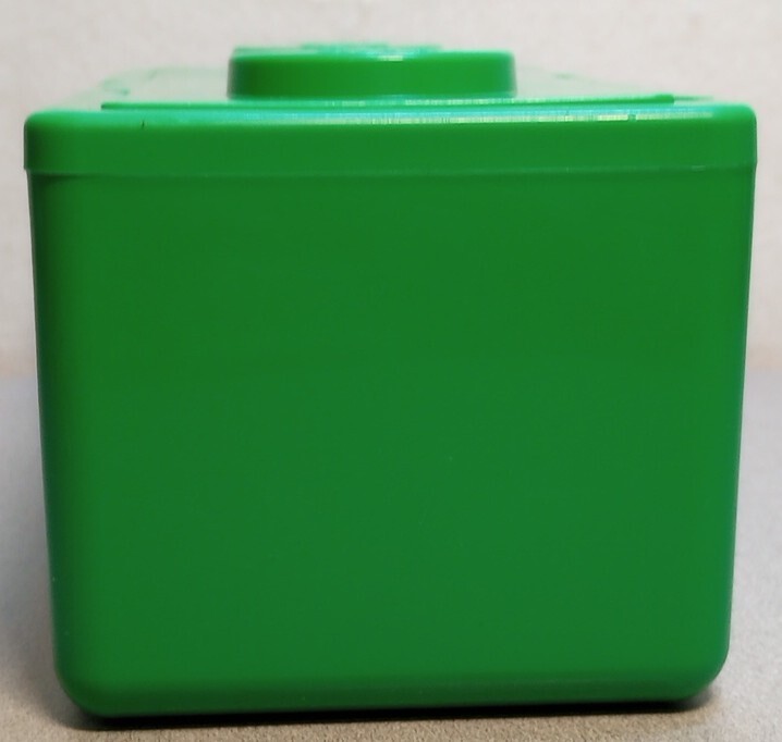 Vintage Chubs Baby Wipes Lego Stackable Storage Container Green