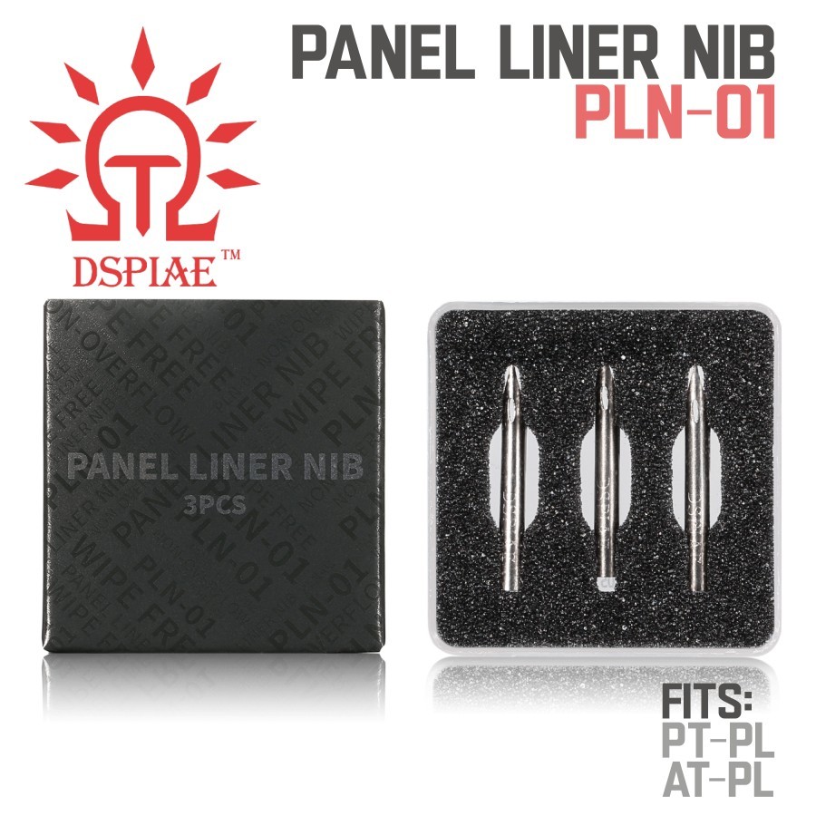 DSPIAE: Panel Liner Nib - 3pcs - PLN-01 - Replacement Nibs