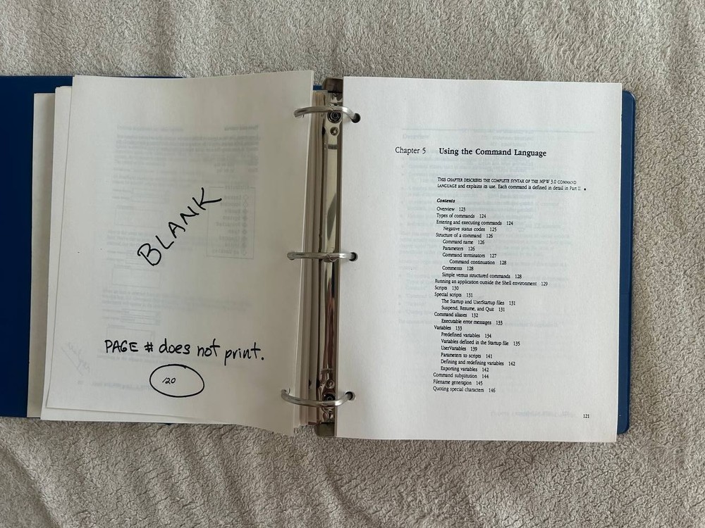 Vintage Apple MPW 3.0 Programmer’s Workshop Reference Binder 1990