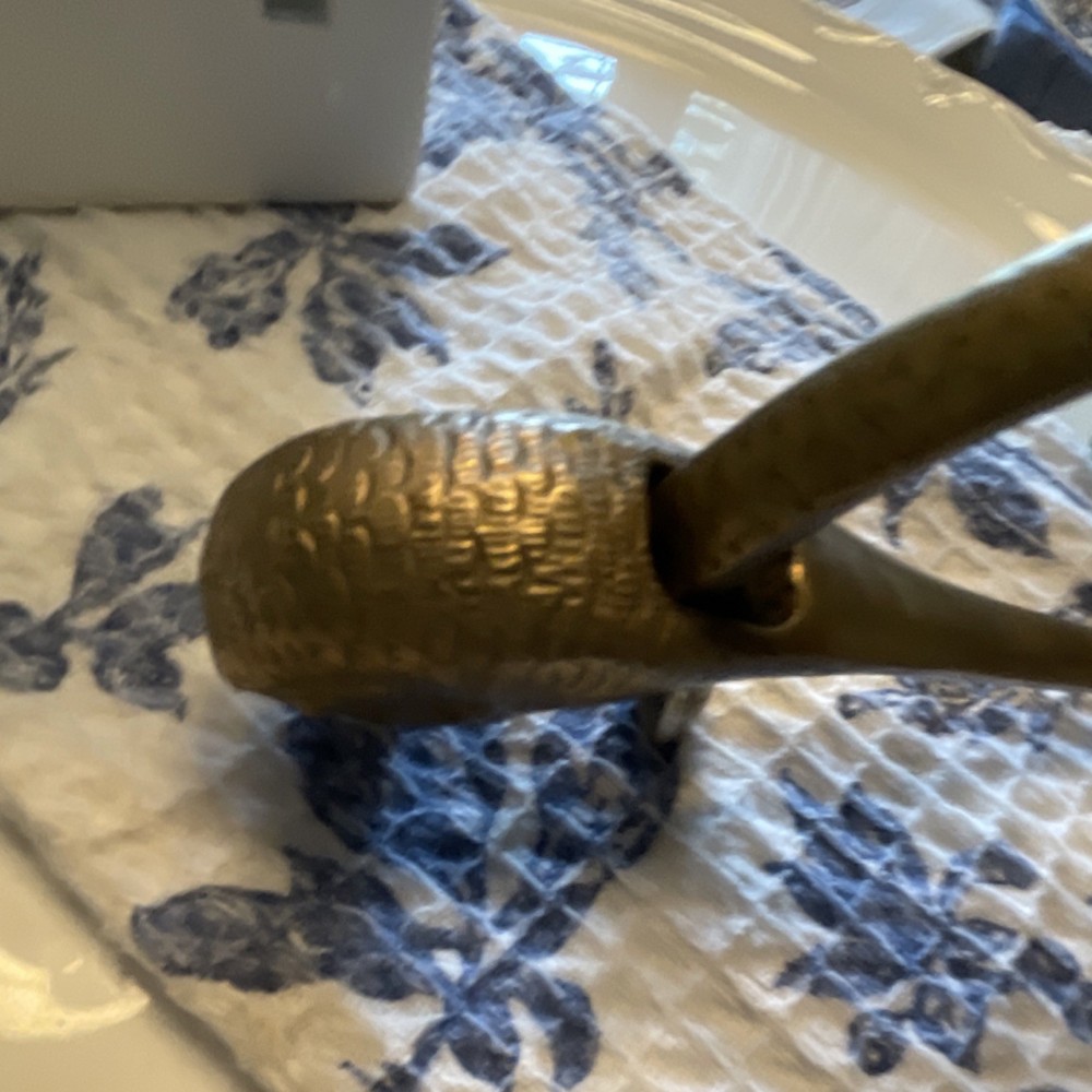 Brass Nutcracker Parrot Bird Head Vintage Retro Bronze Decorative Kitchen Tool