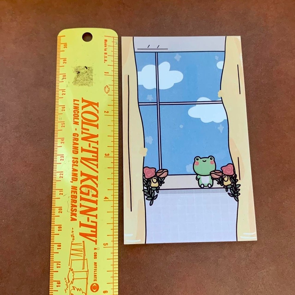 Sunny Day Window Sill Froggy Notepad