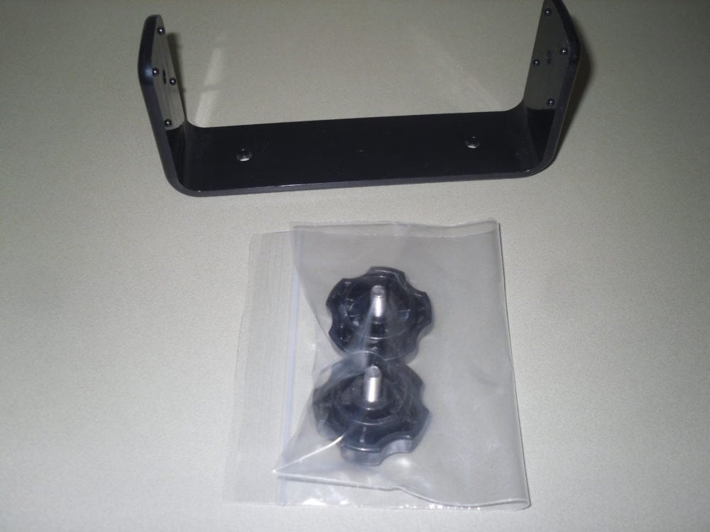 Icom IC-M402 / IC-M304 VHF Black Mounting Mount Bracket + Knobs