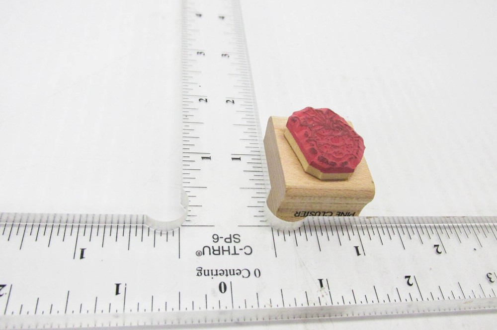 Pine Cluster Rubber Stamp - Stamp Set G204