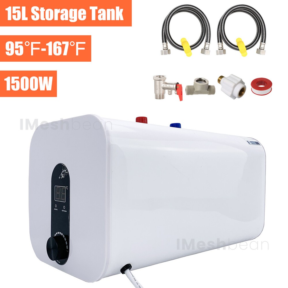 8/10/15L Electric Mini Tank Water Heater Kitchen Bathroom Home 95°F-167°F 110V