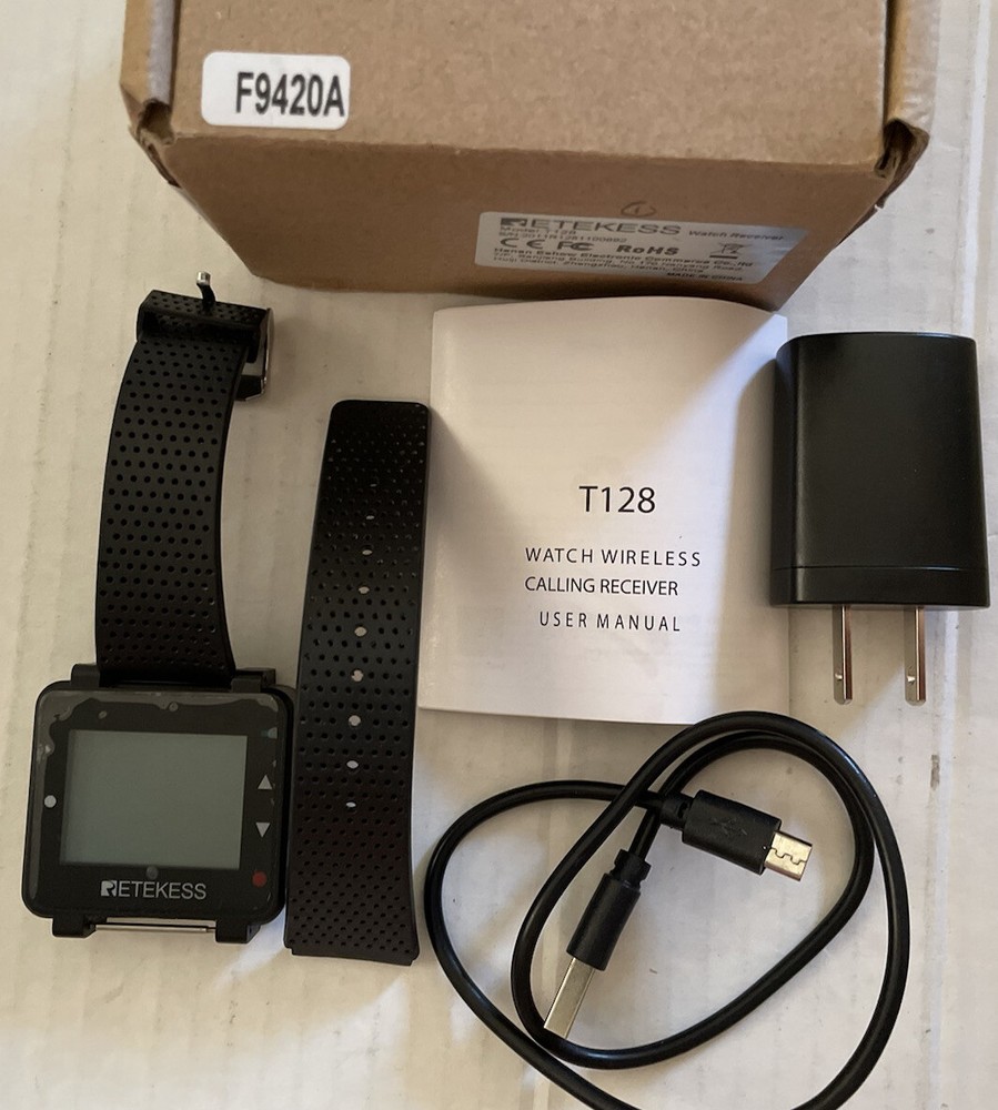 Wrist Watch Receiver for Wireless Calling System