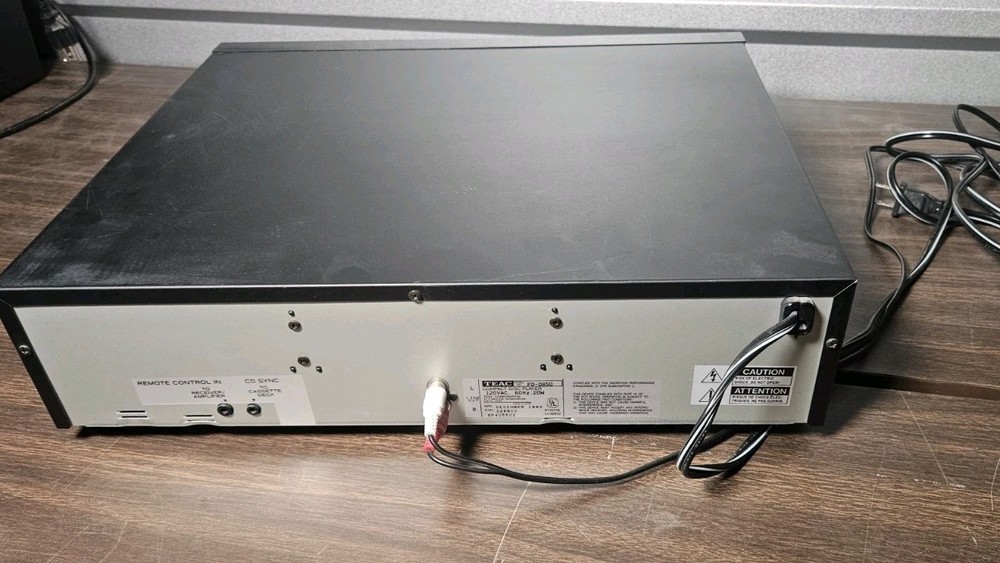 Teac Component Disc Multi Player 5 Disc PD-D850 No Remote - Tested & Working!