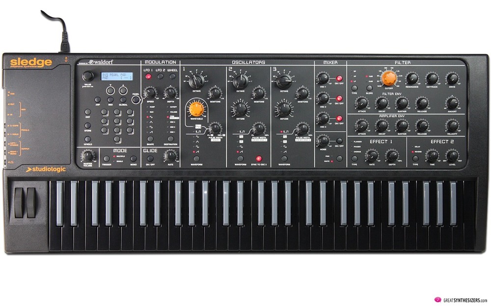 Studiologic Sledge  Black Edition Synthesizer Synth 61key Keyboard  ARMENS