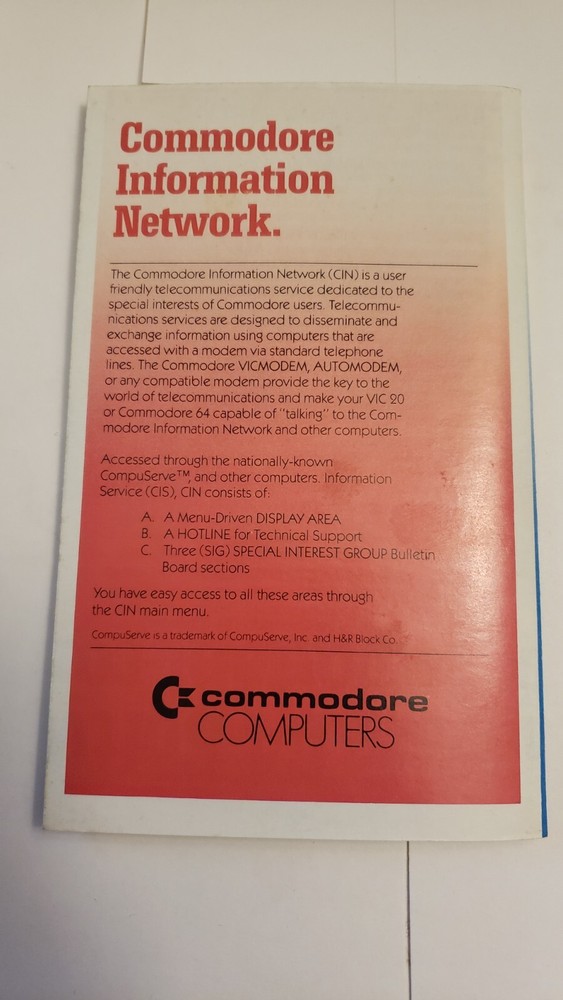 Vintage Commodore 64 Hardware / Software 5-fold Brochure Comparison Ad 1984