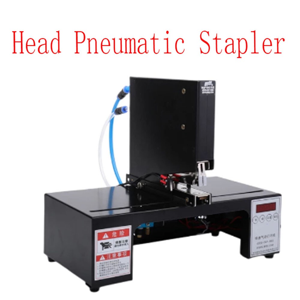 Single-head Head Automatic Electric Stapler Pneumatic Binding Machine 110V/220V
