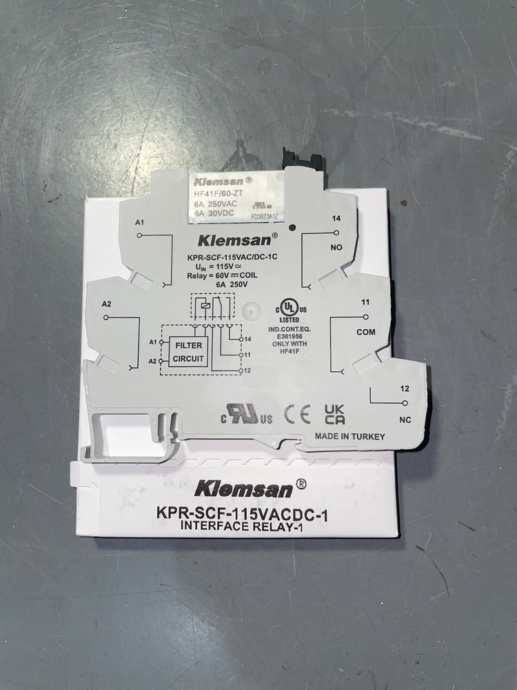 KLEMSAN 270846 KPR-SCF-115VAC/DC-1C Interface Relay Module 🔥