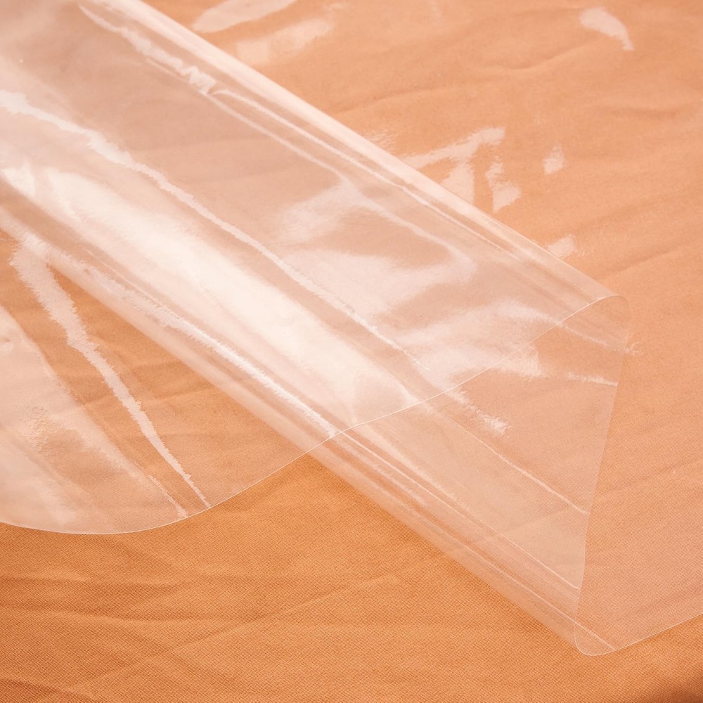 Clear Plastic Tablecloth Protector Round 70inch Diameter Waterproof Oilproof ...