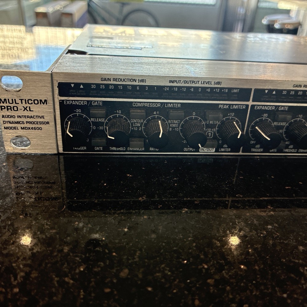 Behringer Multicom Pro-XL MDX4600 Audio Interactive Quad Dynamics Processor
