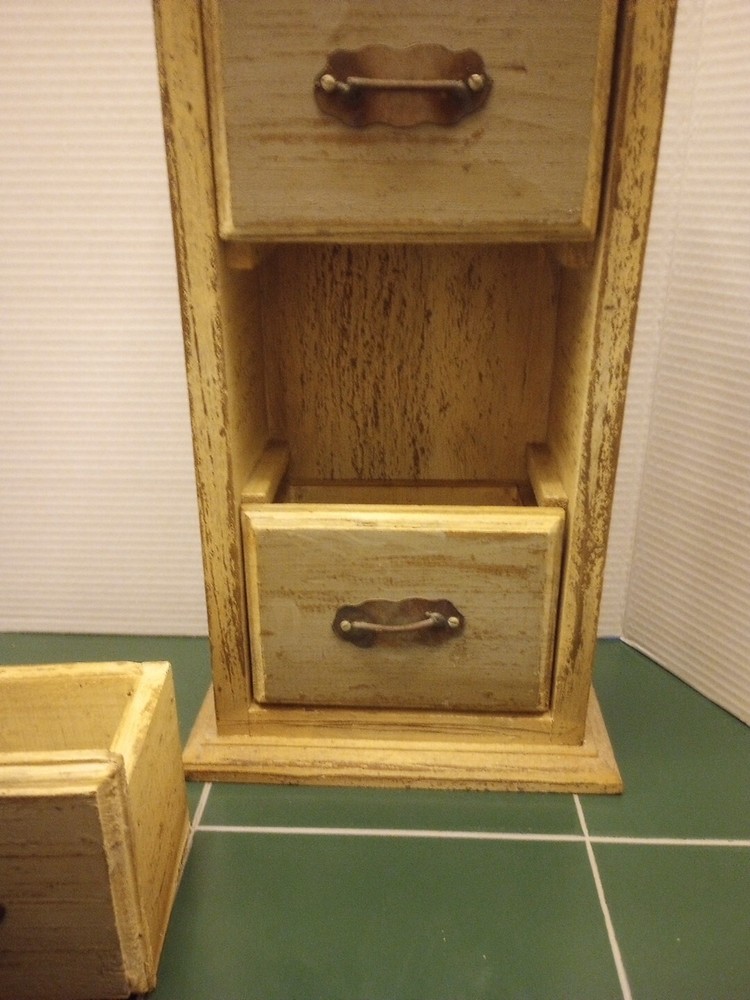 3 Drawer Solid Wooden Keepsake Storage Box High Quality