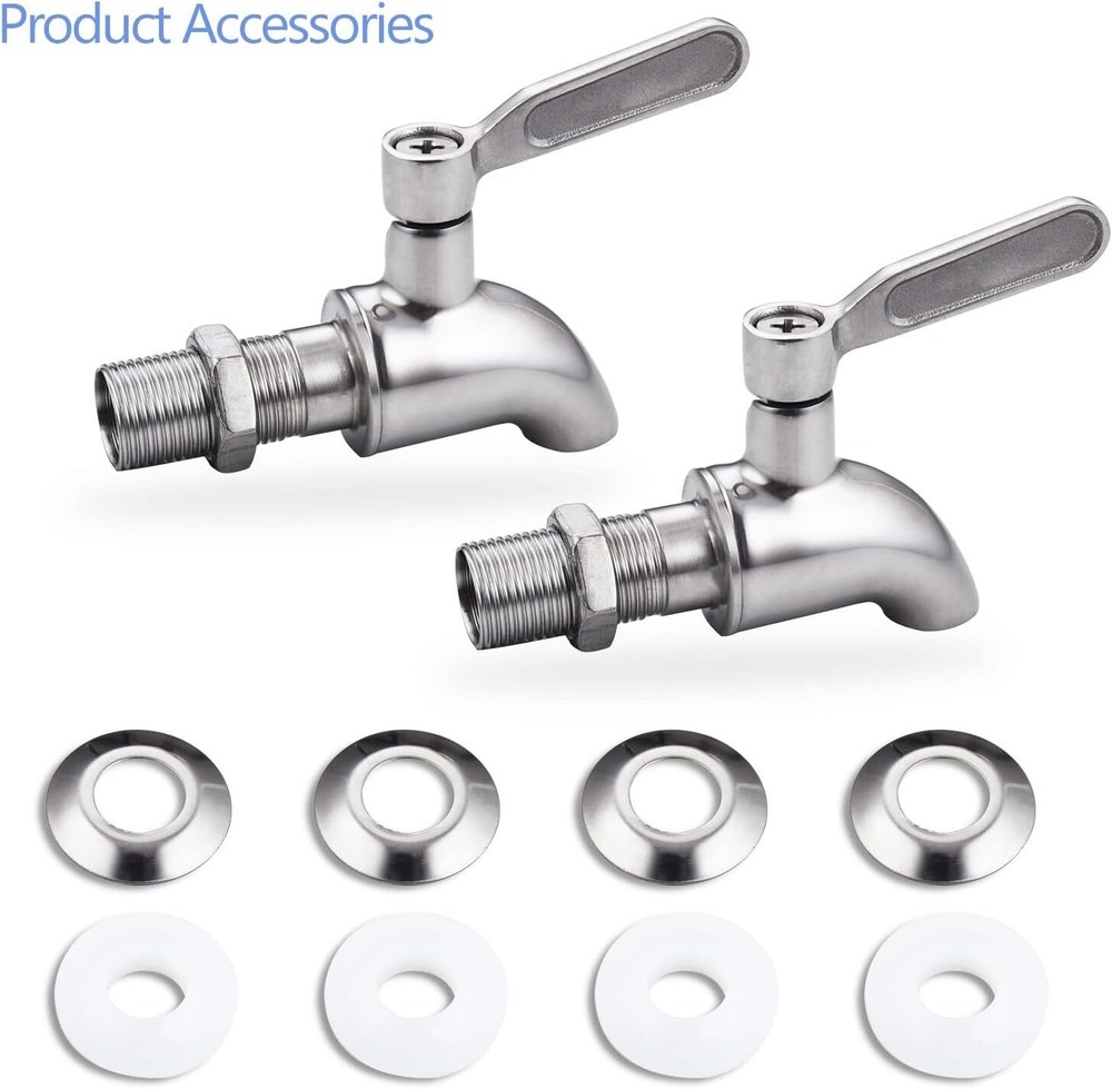 Beverage spigot beverage dispenser replacement glass jar and 1 Pack