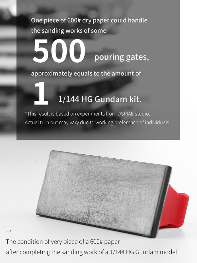 DSPIAE: COMBO Sandpaper - Sanding Blocks - Storage Cases | XSP-S01