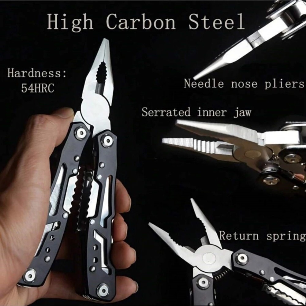 14-in-1 MINI Multitool Pliers Rugged & Practical Portable Pocket Camping Tools