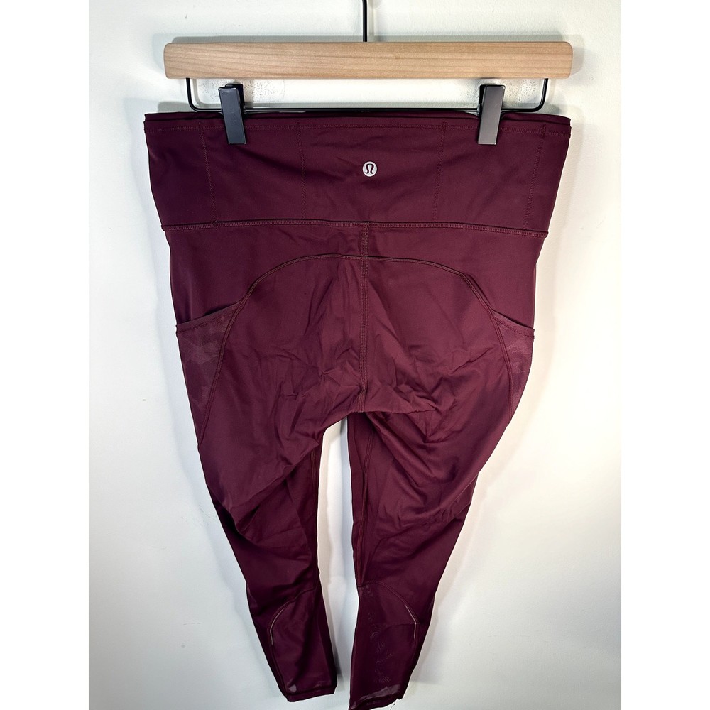 Lululemon Fast & Crop 23" *Mesh Size 10 Special Edition