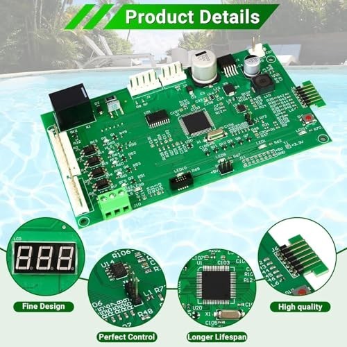 Upgrade Control Board Kit Replacement for Pool & Spa Heater - Fits MasterTemp, M
