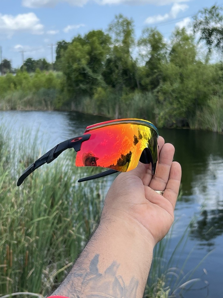 Red Oakley encoder sunglasses