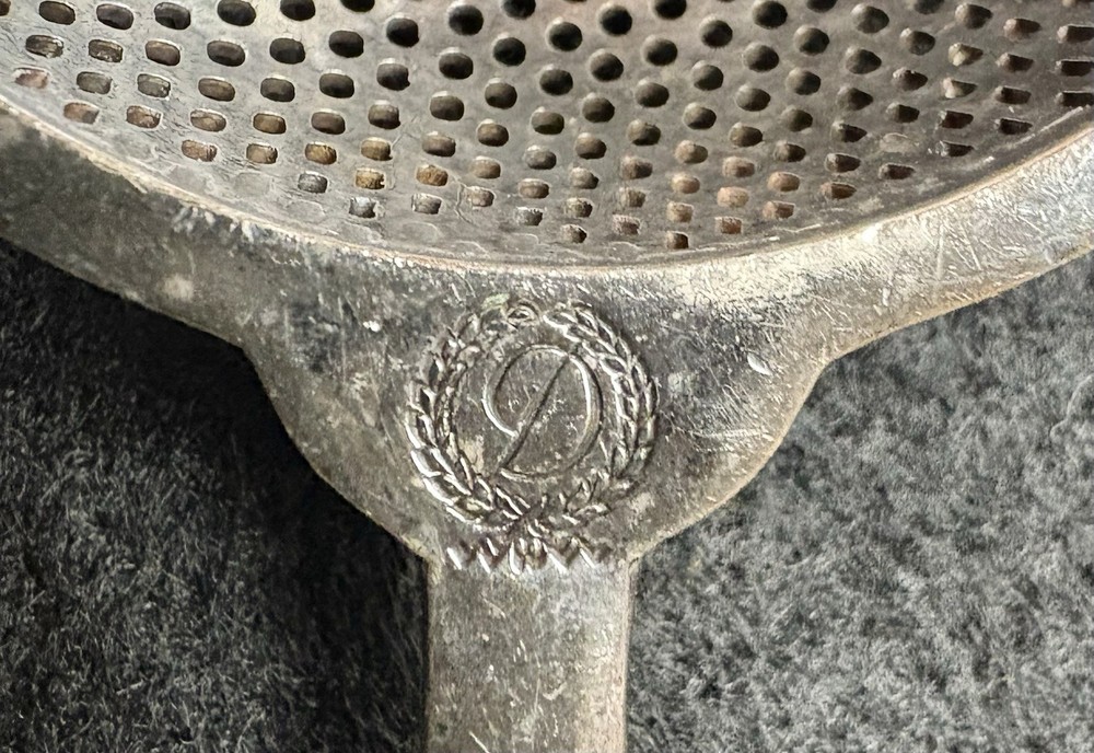 Antique Elkington Silverplate Tea Strainer