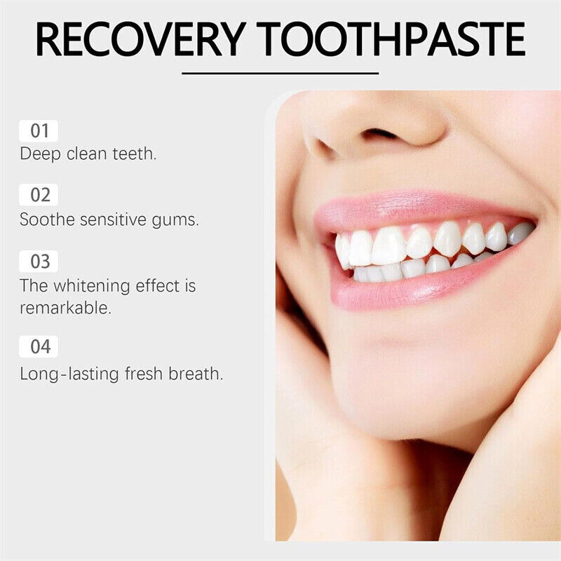 7.5% Hydroxyapatite Toothpaste Remove Yellow Tooth Stains For Sensitive Teeth~