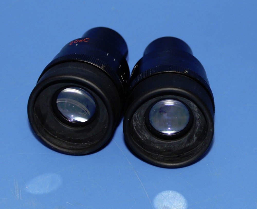 Pair NIKON 20xC Microscope eyepiece