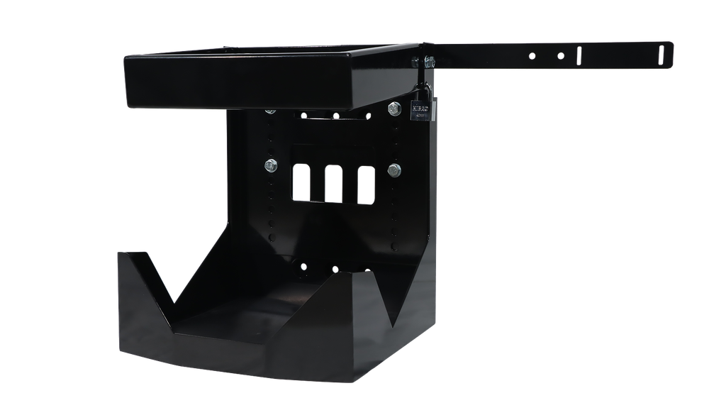 Adjustable Backpack Blower Rack for Open & Enclosed Trailer/ Truck Holder W/Lock
