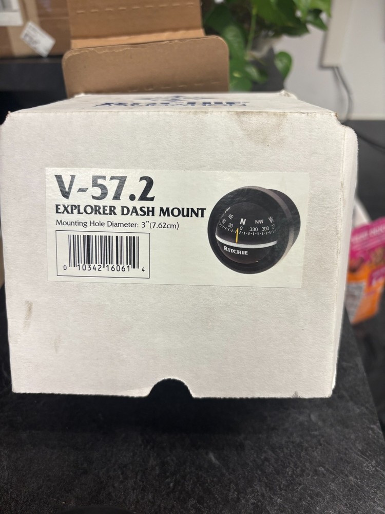 Ritchie Navigation Compass V-57.2 BLK 3" Clear Bulb