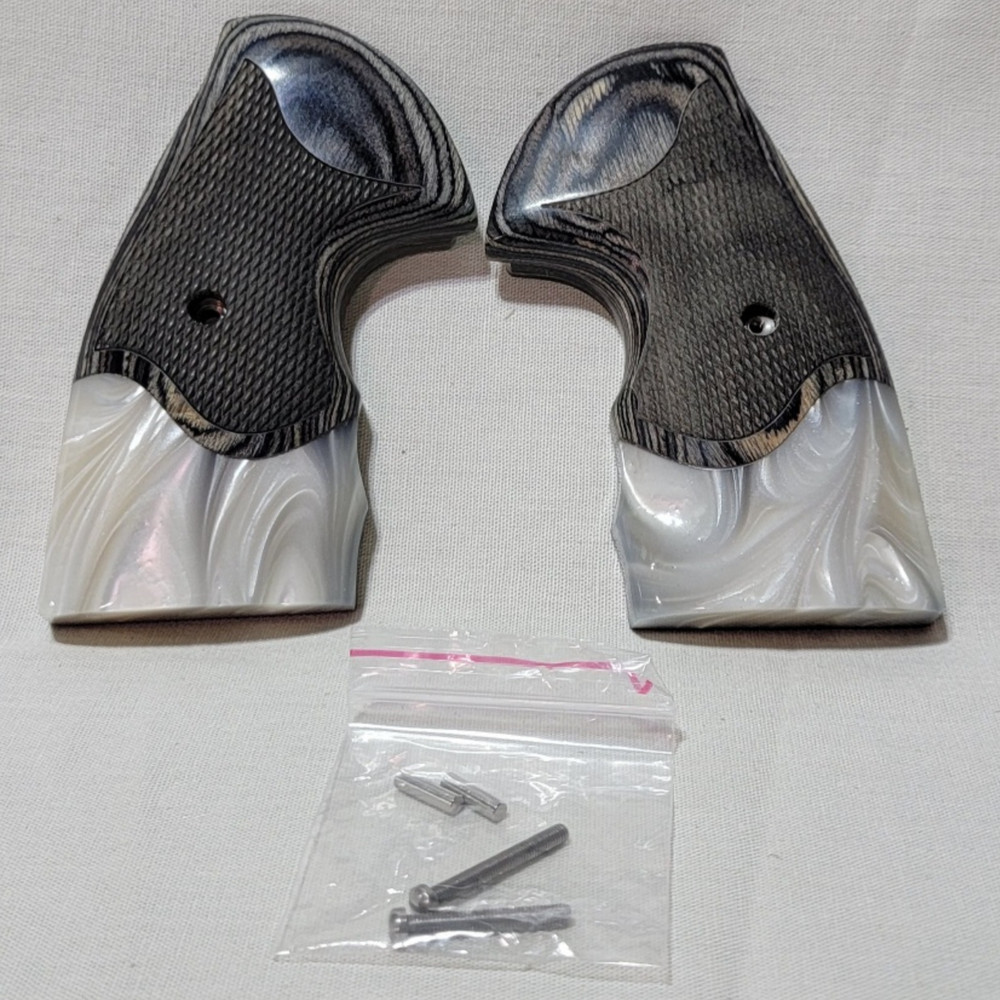 Black Rosewood with Pearl Accent Grips for the Colt Python Grips,Colt Python2020