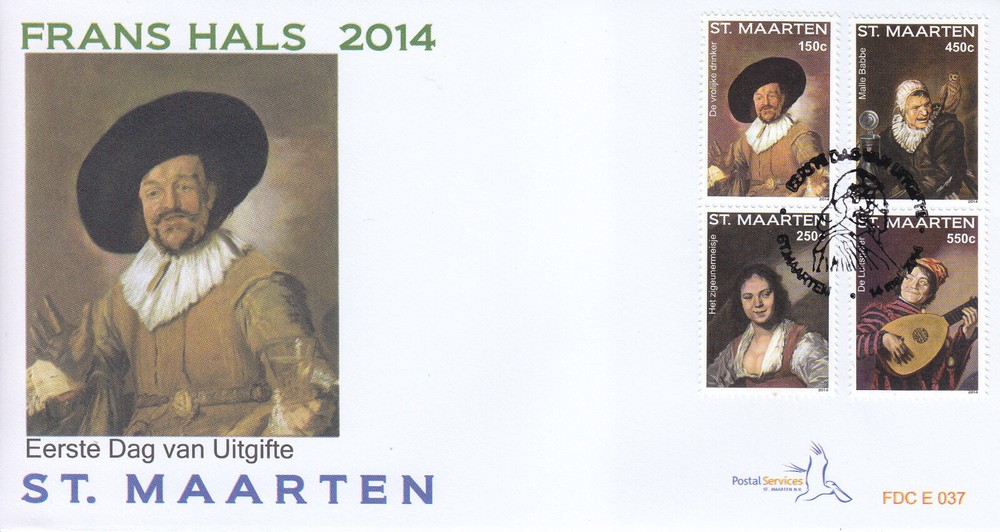 Sint Maarten Issue FDC 2014 (37) Painter Frans Hals