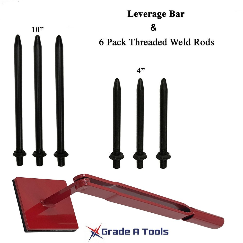 Leverage Pulling Bar & Weld Rod Kit For Killer Tools Shark Dent Puller ART38