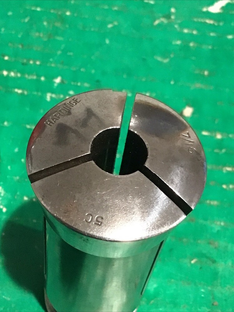 5C Hardinge Round Collet 7/16" External Thread w/ Case