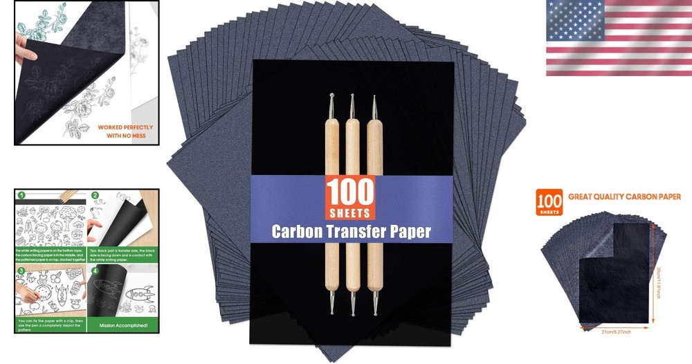 VersaTran Carbon Transfer Sheets - Versatile, Durable, Reusable for Art & Craft