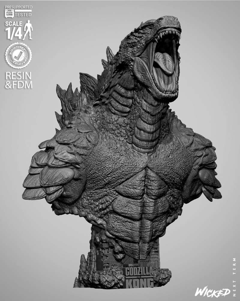 Godzilla Resin Bust Model Kit Unpainted/Unassembled