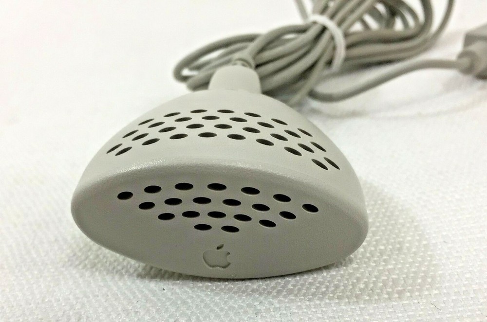 Vintage Apple Mac Wired Computer PC Microphone 590-0670
