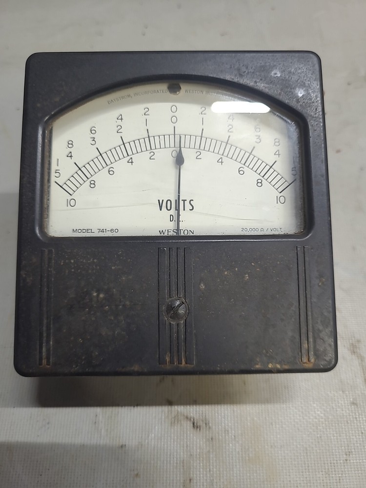 Weston Dc Voltmeter Model 741-60