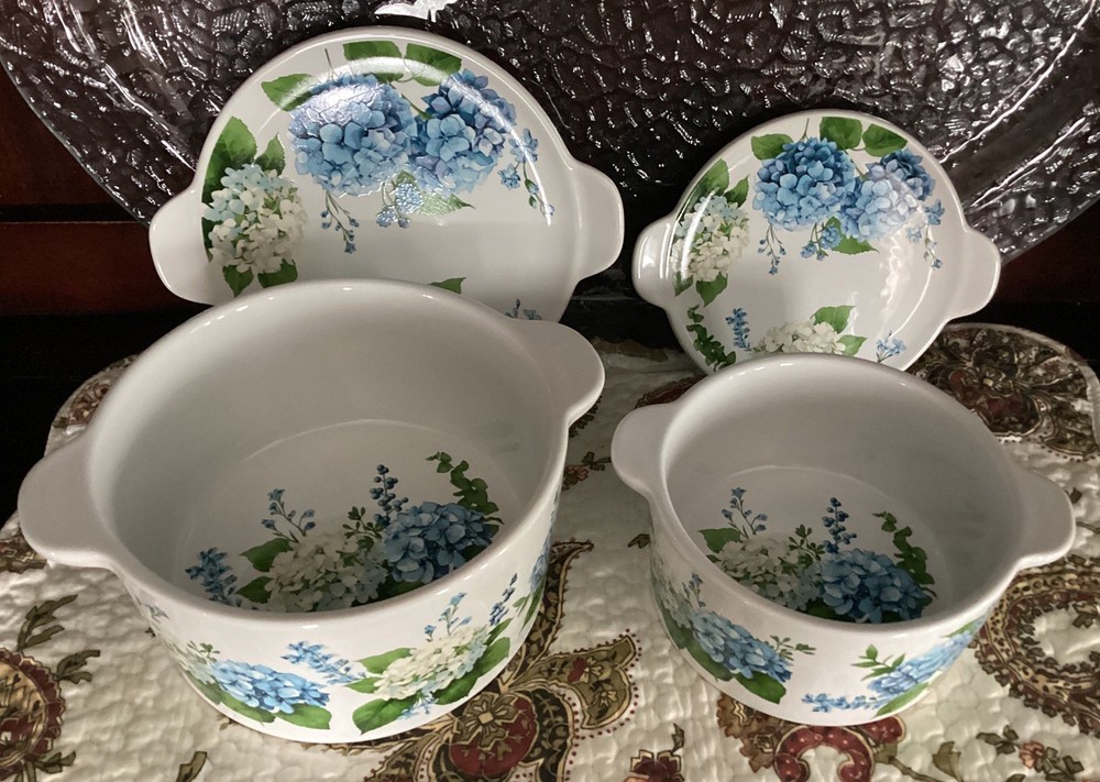 TEMP-TATIONS HYDRANGEA EASTER SPRING GORGEOUS PATTERN 🌱 🐣 HTF TEMPTATIONS