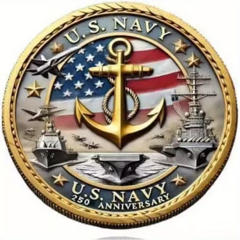 U.S. Navy 250th Anniversary Commemorative Coin