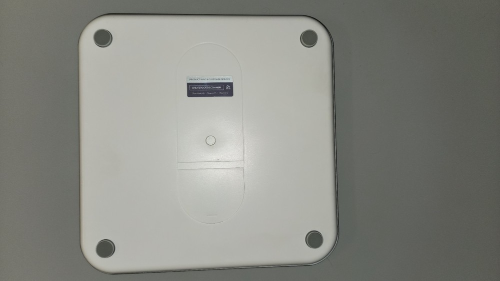 "Greater Goods" smart scale (digital/composition scale). With batteries.