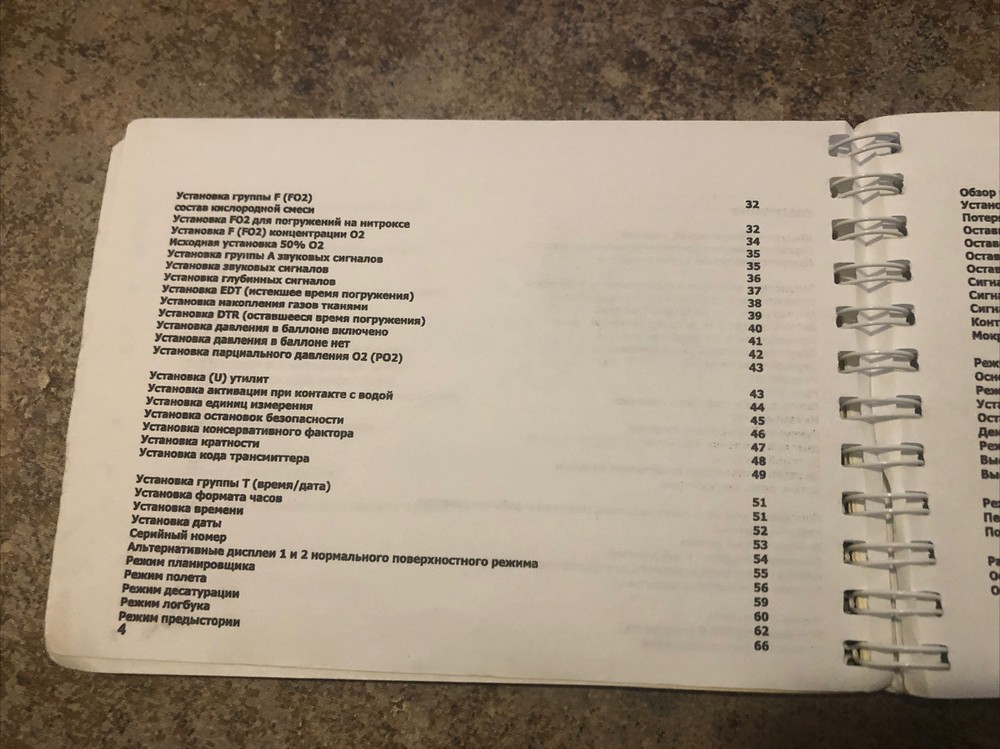 Oceanic Datamask Instruction Manual (Only in Russian language)