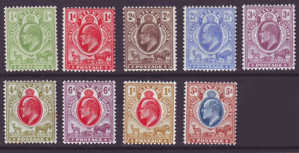 Orange River Colony 1903 SC 91-96 MH Set