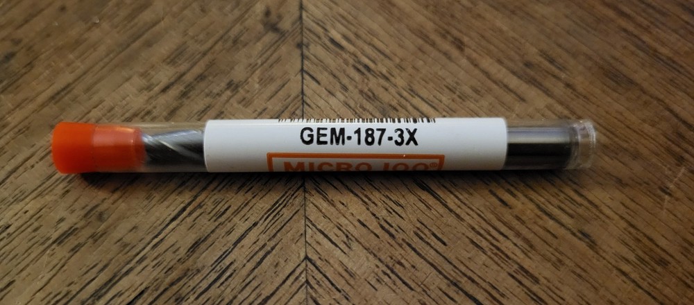 Micro 100 Super Carbide GEM-187-3X And Gem-140-2