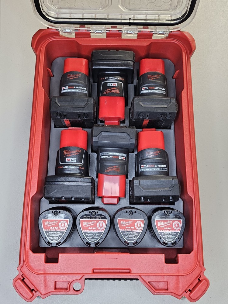 M12 Battery Packout Inserts (Inserts Only)